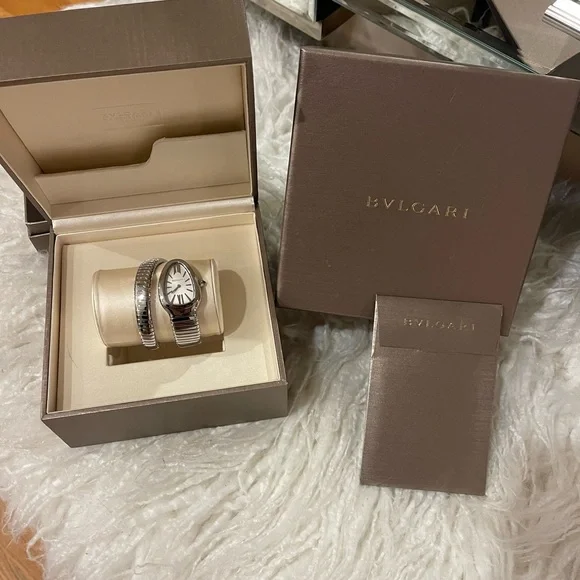 BVLGARI Tubogas Serpenti Stainless Steel Watch - Picture 1 of 11
